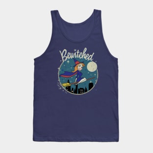 Bewitched  Oval Vintage Worn Tank Top